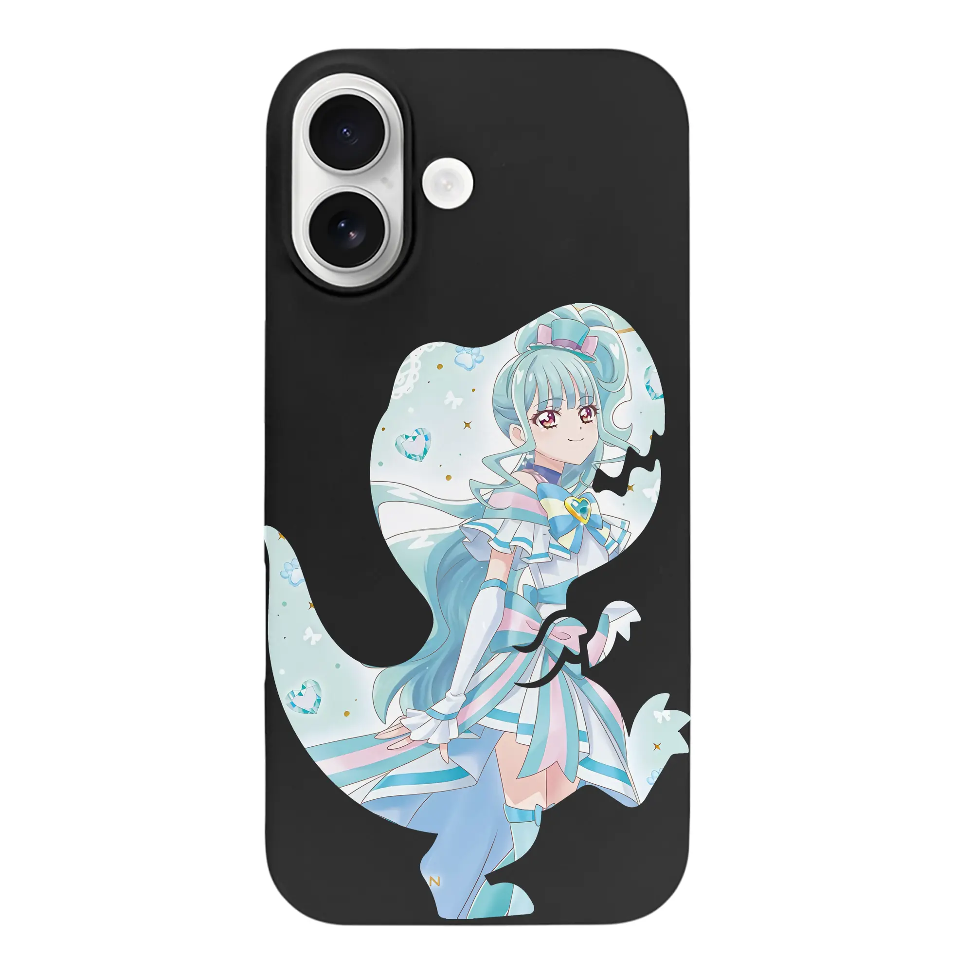 わんだふるぷりきゅあ グッズ 猫屋敷まゆ - iPhone 17 シリーズ シリコンケース 薄型 耐衝撃 指紋防止 ソフトタッチカバー 精密フィット 傷防止 保護ケース iPhone 17/17 Air/17 Pro/17 Pro Max 対応